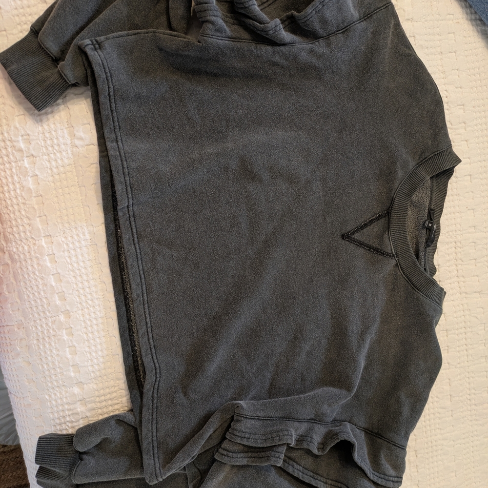 7 For All Mankind Dark Gray Kids Sweatshirt